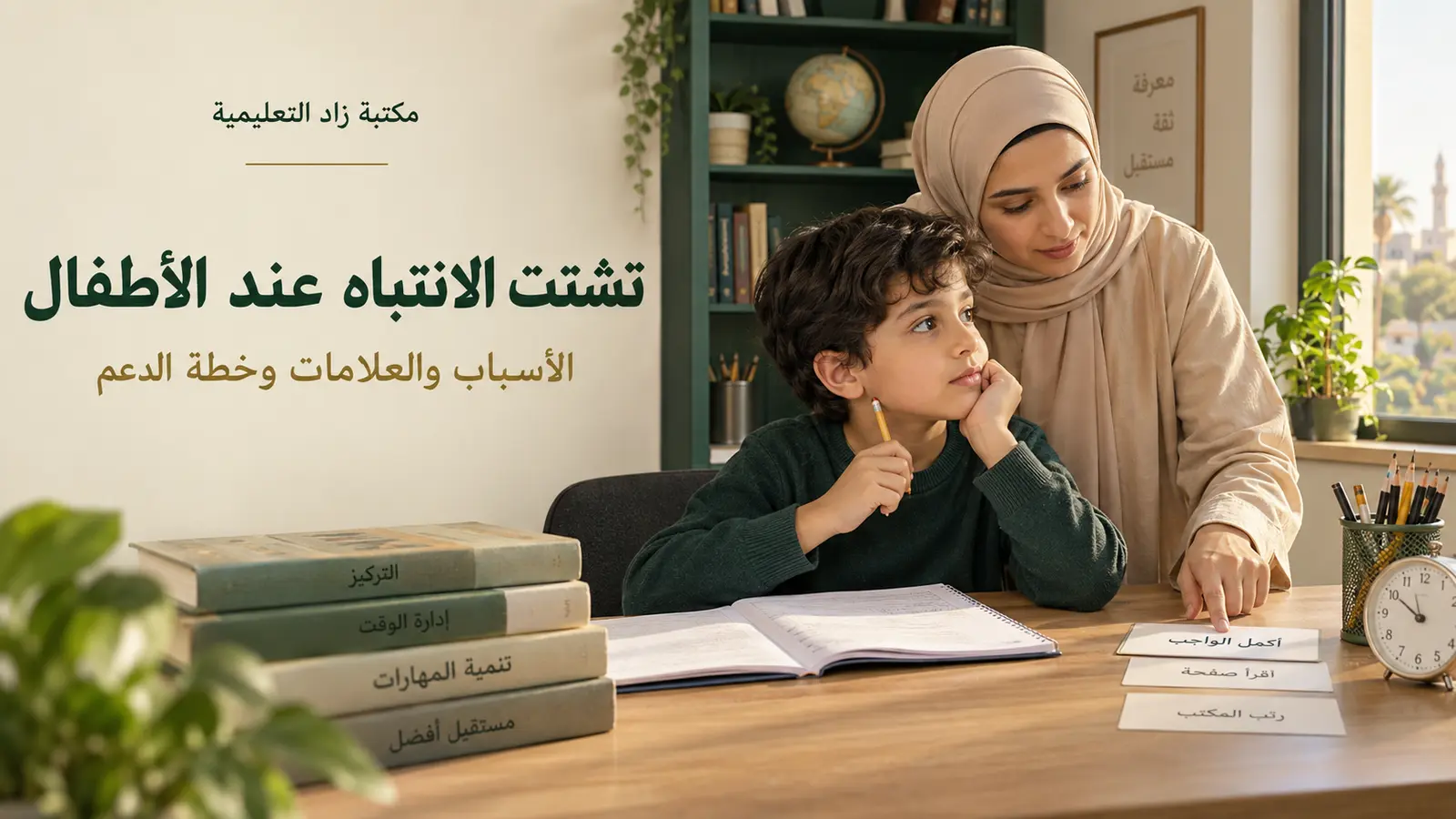 You are currently viewing تشتت الانتباه عند الأطفال: الأسباب والأعراض و15 وسيلة عملية للعلاج