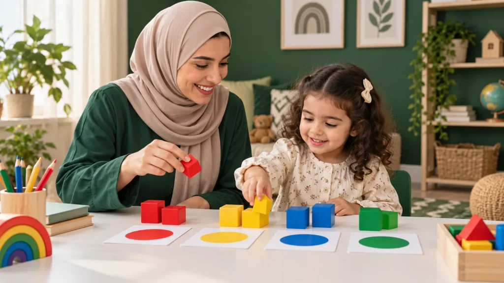 تعليم الألوان بالإنجليزي للأطفال