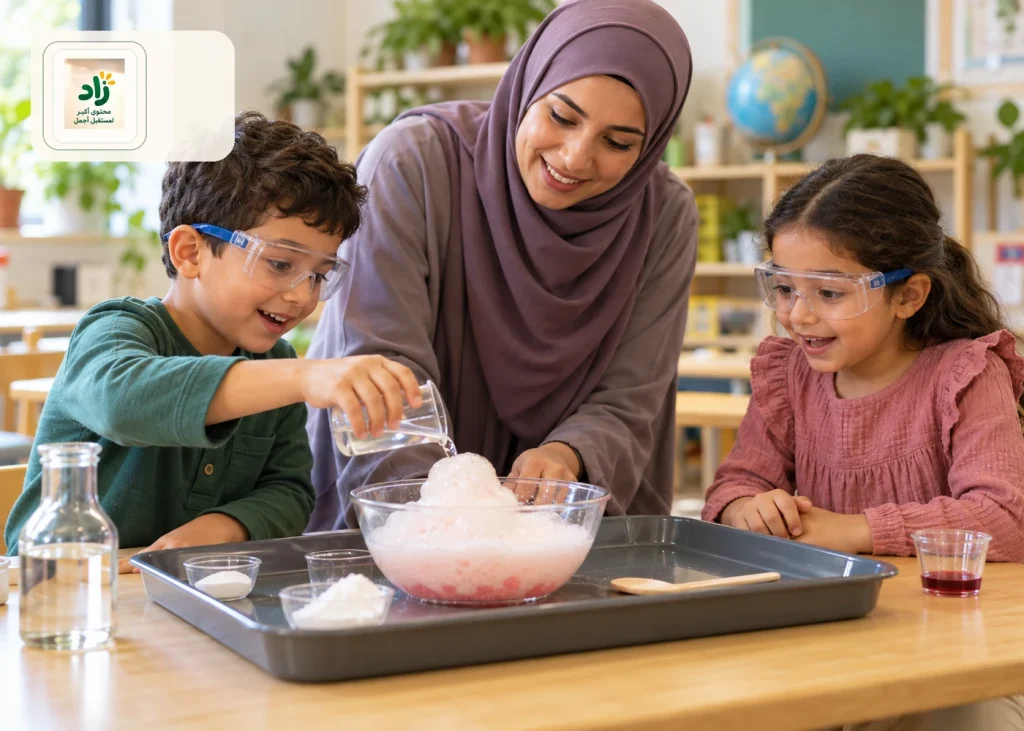 تجارب علمية للأطفال في المنزل، تجارب سهلة، تجارب للأطفال بالماء، أنشطة علوم، تجارب آمنة للأطفال