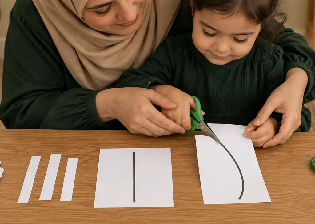 أنشطة القص واللصق للأطفال: 20 فكرة لتقوية عضلات اليد
