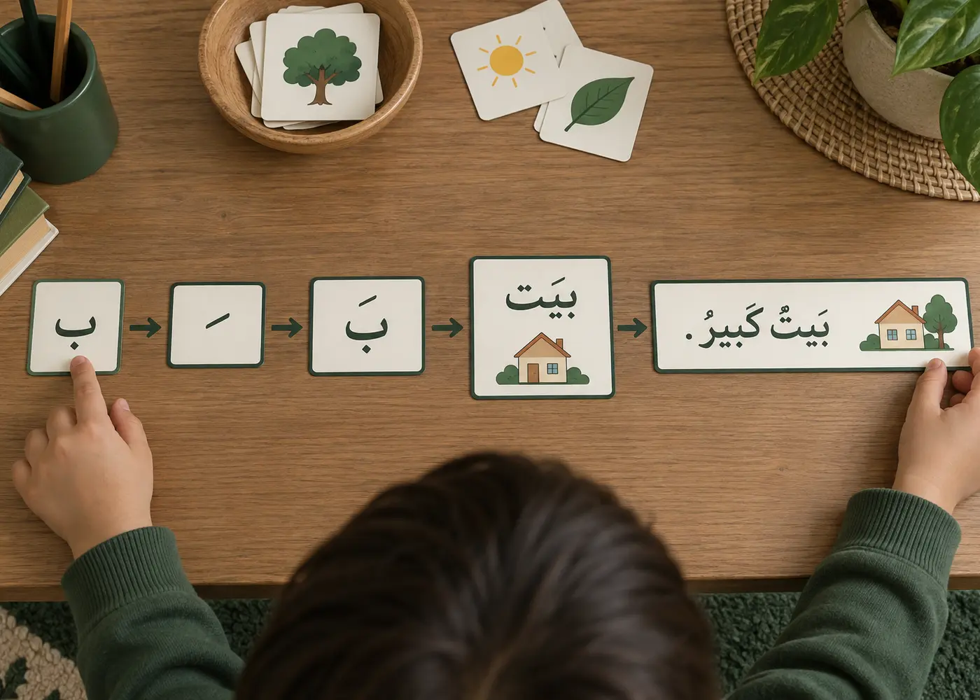 You are currently viewing تمارين الإملاء للأطفال: خطة متدرجة من الحروف إلى الجمل