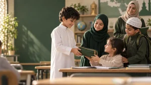 Read more about the article تعليم الأخلاق للأطفال: 15 قيمة عملية من القرآن والسنة