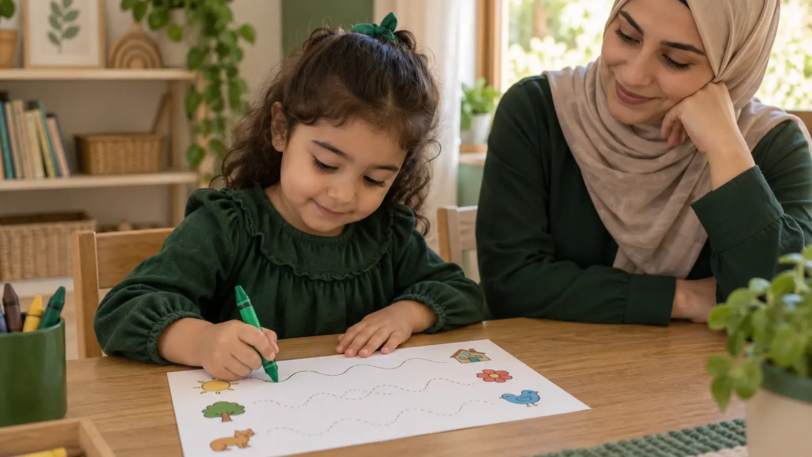 Read more about the article أوراق عمل التوصيل والتتبع للأطفال: أنشطة ما قبل الكتابة