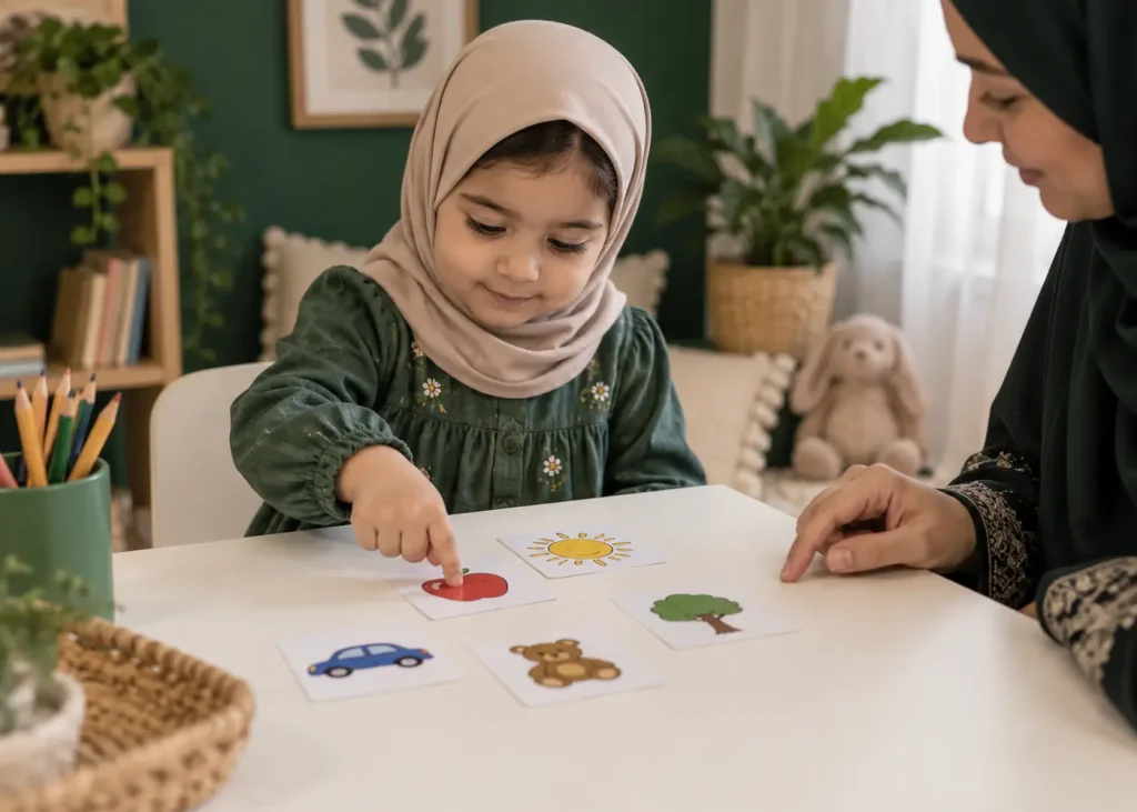ألعاب الانتباه البصري للأطفال