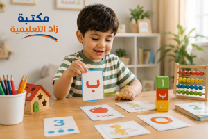 نشاط عملي لتعليم الأطفال الحروف والأرقام