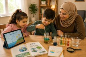 فيديو تعليمي للأطفال عن العلوم مع نشاط عملي